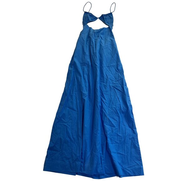 NWOT S/W/F Cut Out A-Line Maxi Dress in Blue
